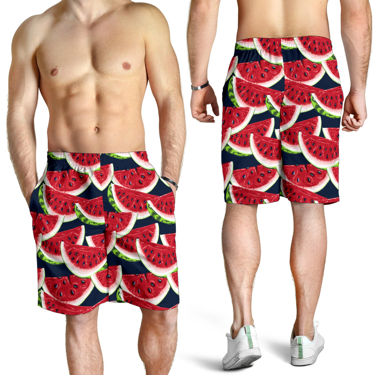 Watermelon Pattern Print Design WM011 Mens Shorts