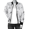 Swallow Bird Pattern Print Design 04 Women's Bomber Jacket