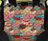 Cupcake Pattern Print Design CP01 Rear Dog  Seat Cover