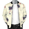 Palm Tree Pattern Print Design PT08 Men Bomber Jacket