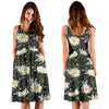 Daisy Pattern Print Design DS08 Midi Dress