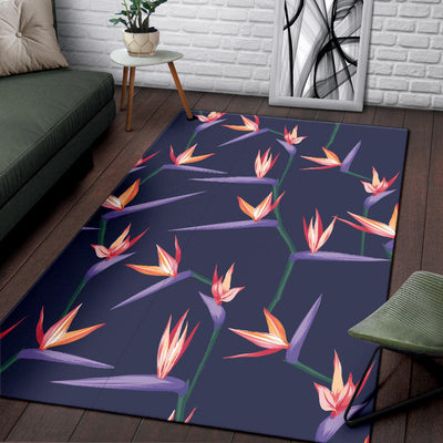 Bird Of Paradise Pattern Print Design BOP015 Area Rugs