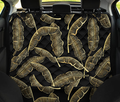 Banana Leaf Pattern Print Design BL07 Rear Dog  Seat Cover