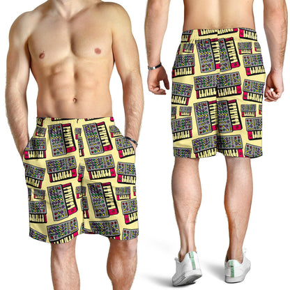 Synthesizer Pattern Print Design 01 Mens Shorts