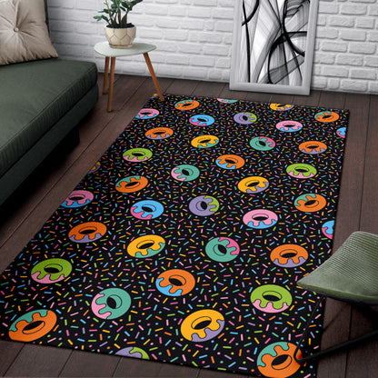 Donut Pattern Print Design DN012 Area Rugs