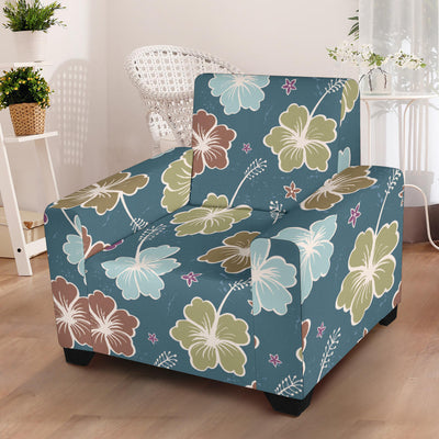 Hibiscus Pattern Print Design HB033 Armchair Slipcover