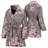 Cherry Blossom Pattern Print Design CB05 Women Bathrobe