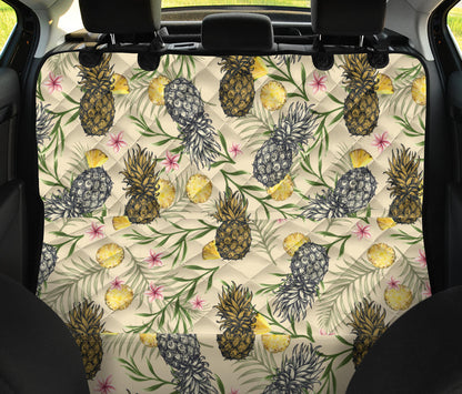 Pineapple Pattern Print Design PP012 Rear Dog  Seat Cover