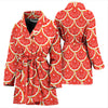 Grapefruit Pattern Print Design GF07 Women Bathrobe