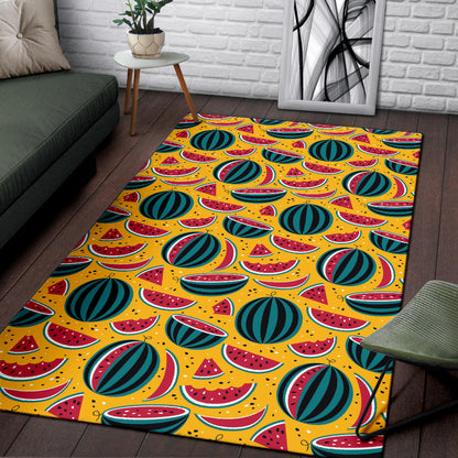 Watermelon Pattern Print Design WM02 Area Rugs