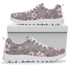 Cherry Blossom Pattern Print Design CB05 Sneakers White Bottom Shoes