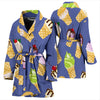 Ice Cream Pattern Print Design IC03 Women Bathrobe