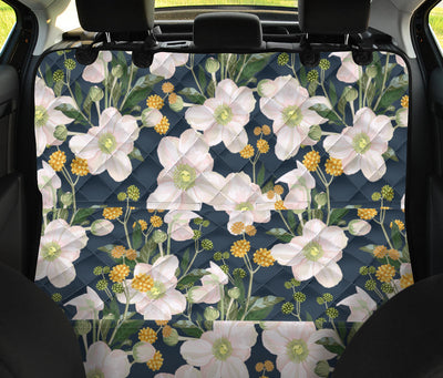 Anemone Pattern Print Design AM04 Rear Dog  Seat Cover