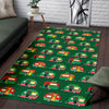 Camper Camping Christmas Themed Print Area Rugs