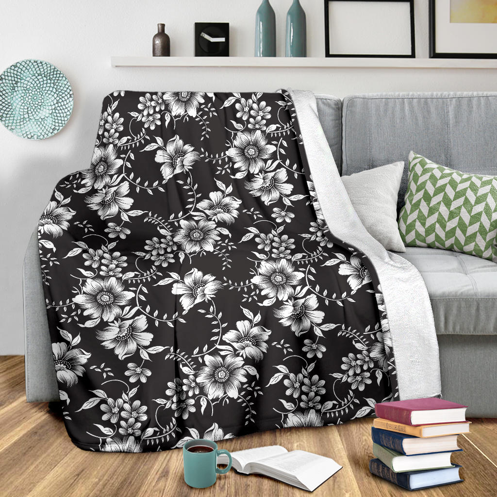 Gerberas Pattern Print Design GB02 Fleece Blanket