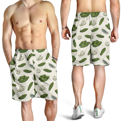 Cucumber Pattern Print Design CC05 Mens Shorts