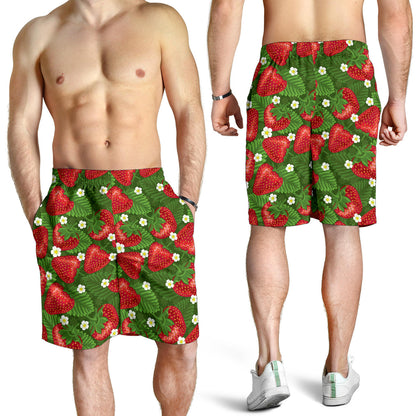 Strawberry Pattern Print Design SB05 Mens Shorts