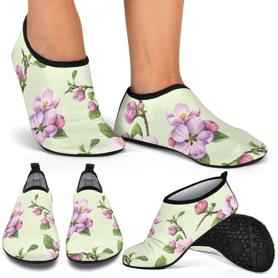 Apple blossom Pattern Print Design AB05 Aqua Water Shoes