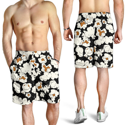 Popcorn Pattern Print Design A02 Mens Shorts