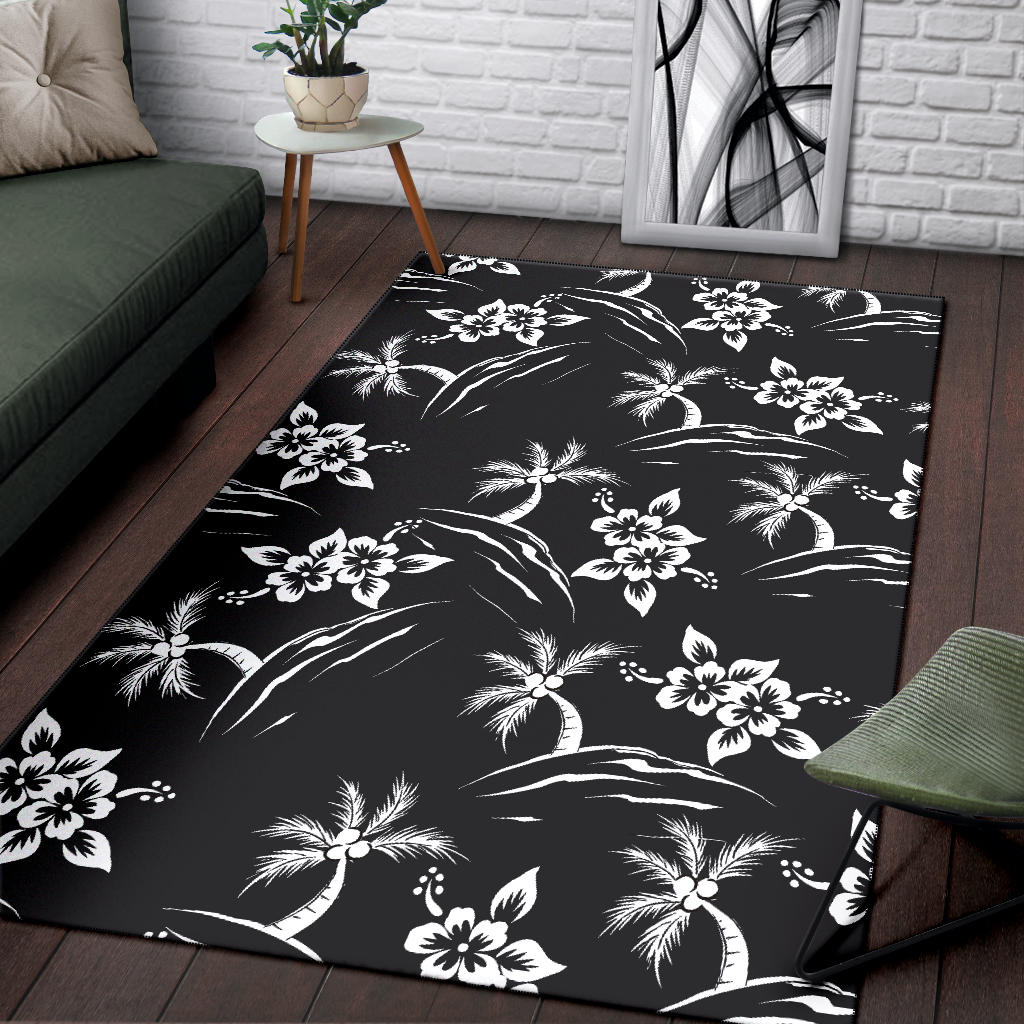 Palm Tree Pattern Print Design PT02 Area Rugs