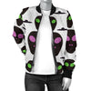 Alien Pattern Print Design 06 Women's Bomber Jacket