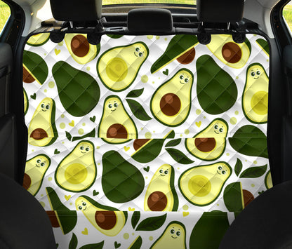 Avocado Pattern Print Design AC06 Rear Dog  Seat Cover