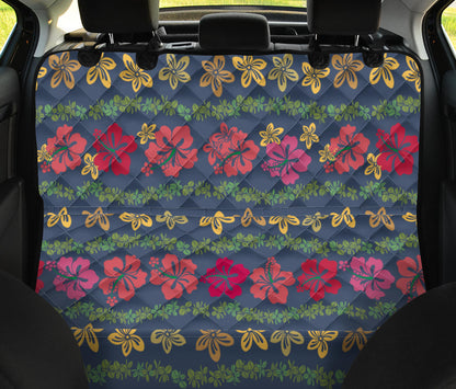 Hawaiian Themed Pattern Print Design H018 Rear Dog  Seat Cover