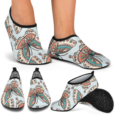 Butterfly Pattern Aqua Water Shoes