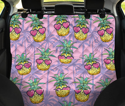 Pineapple Pattern Print Design PP06 Rear Dog  Seat Cover