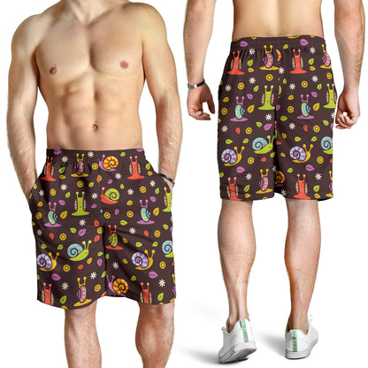 Snail Pattern Print Design 01 Mens Shorts