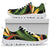 Bird Of Paradise Pattern Print Design BOP012 Sneakers White Bottom Shoes