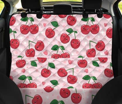 Cherry Pattern Print Design CH02 Rear Dog  Seat Cover