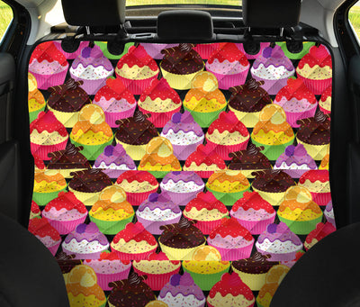 Cupcake Pattern Print Design CP02 Rear Dog  Seat Cover