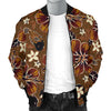 Hawaiian Themed Pattern Print Design H01 Men Bomber Jacket