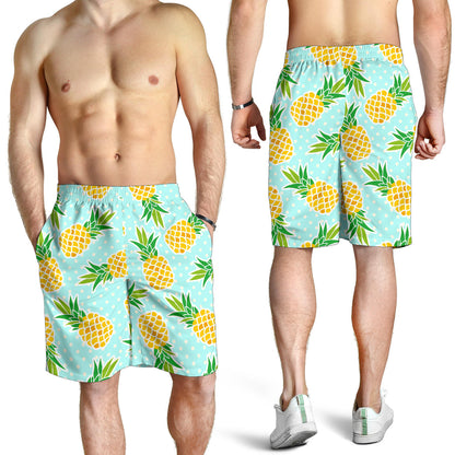 Pineapple Pattern Print Design PP01 Mens Shorts