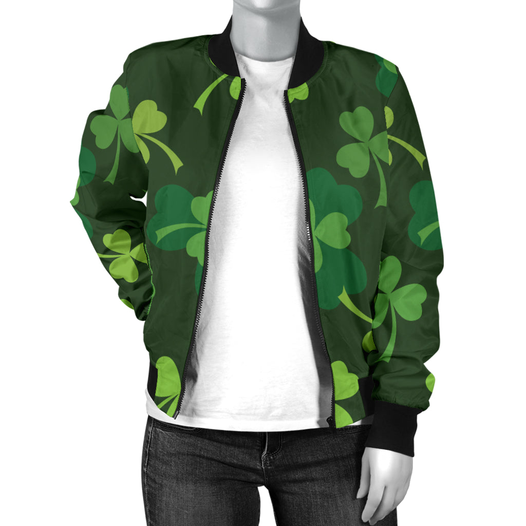 Irish Pattern Print Design 03 Women's Bomber Jacket