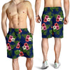 Hibiscus Pattern Print Design HB028 Mens Shorts