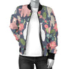 Alpaca Pattern Print Design 03 Women's Bomber Jacket