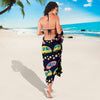 Camper Cute Camping Design No 3 Print Sarong Pareo Wrap