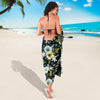 Anemone Pattern Print Design AM03 Sarong Pareo Wrap