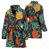 Marigold Pattern Print Design MR01 Women Bathrobe