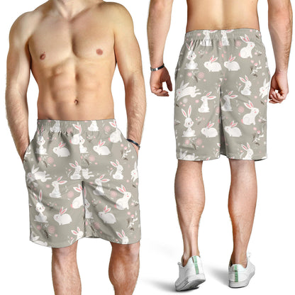Rabbit Pattern Print Design RB03 Mens Shorts