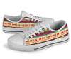 Tribal Aztec Vintage White Bottom Low Top Shoes