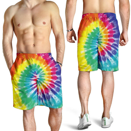 Tie Dye Mens Shorts