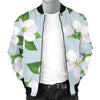 Apple blossom Pattern Print Design AB04 Men Bomber Jacket