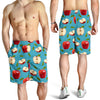 Apple Pattern Print Design AP012 Mens Shorts