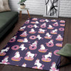 Donut Unicorn Pattern Print Design DN011 Area Rugs