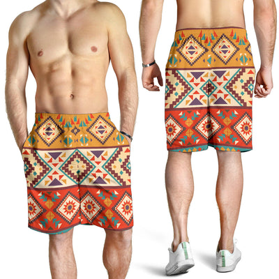 Navajo Pattern Print Design A01 Mens Shorts