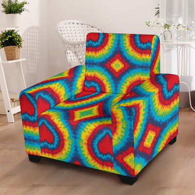 Tie Dye Heart shape Armchair Slipcover