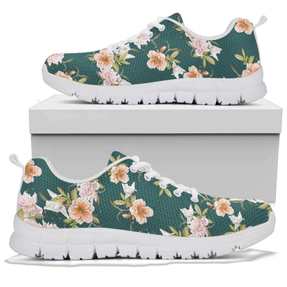 Iris Pattern Print Design IR01 Sneakers White Bottom Shoes
